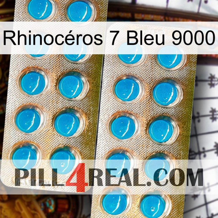 Rhinocéros 7 Bleu 9000 new08